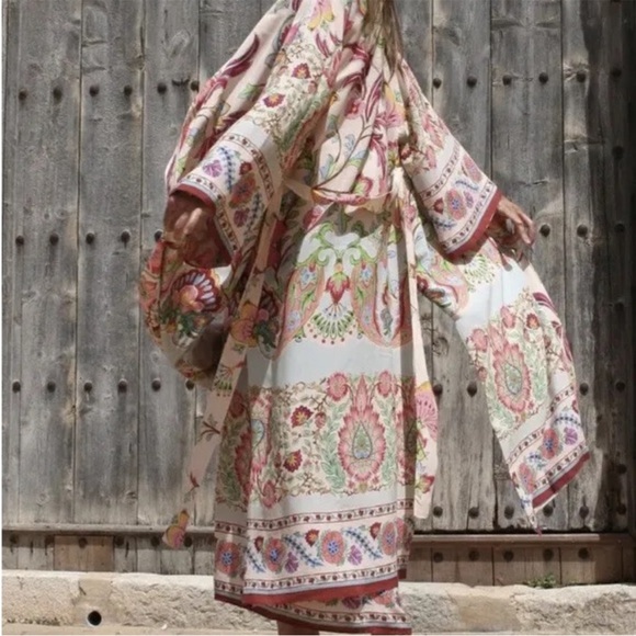 🆕️[L] Zara Floral Printed Kimono / Robe / Duster viral - Picture 11 of 16